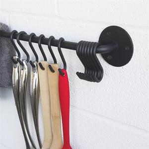 <span class=keywords><strong>Rail</strong></span> mural élégant en métal sur mesure pour <span class=keywords><strong>cuisine</strong></span> avec crochets, support pour ustensiles, casseroles, poêles et organisateur de tasses à café - Product Image 3