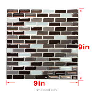 Peel và Stick Tường Gạch 3D Tự Dính Hình Nền cho Phòng Khách Trang Trí <span class=keywords><strong>9x9</strong></span> inch (23x23 cm) - Product Image 2