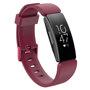 Bracelet de remplacement en silicone souple <span class=keywords><strong>pour</strong></span> femmes et hommes, bracelet de sport <span class=keywords><strong>pour</strong></span> <span class=keywords><strong>Fitbit</strong></span> Inspire & Inspire HR Fitness Tracker - Product Image 2