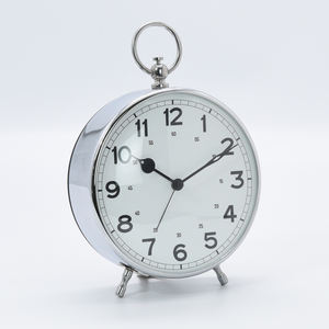 Horloge de bureau et de table rétro vintage, silencieuse, personnalisé, bon marché, en or rose, à la mode, 5 pouces - Product Image 3