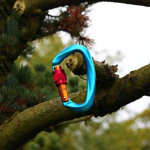 Gancho de escalada en roca, mosquetón de aluminio de aviación, <span class=keywords><strong>25</strong></span> <span class=keywords><strong>KN</strong></span> 7075 - Product Image 2