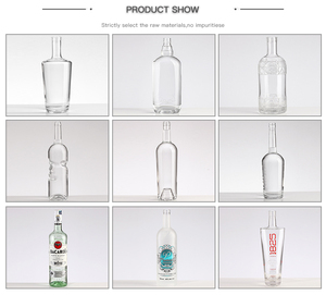Botella de Alcohol de Vodka Cilíndrica de 1 Pulgada al por Mayor, Botella Económica para <span class=keywords><strong>Ron</strong></span> Viejo, Botella de Ginebra Redonda de 350 ml - Product Image 6