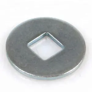 DIN440 Zinc Plated Steel Round Washer With Square Hole For Timber Constructions