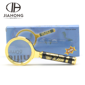 Oro de lujo promoción <span class=keywords><strong>digital</strong></span> lectura <span class=keywords><strong>lupa</strong></span> de cristal grande con caja - Product Image 3
