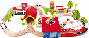 Fengyuan 2016 Đồ Chơi Trẻ Em 115213 30 Cái Đồ Chơi Bằng Gỗ Tàu Hỏa - Product Image 2