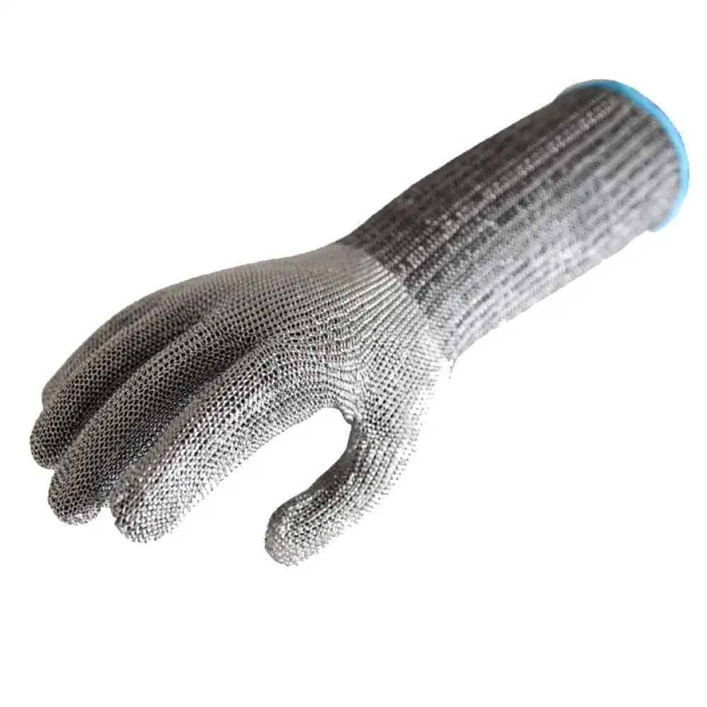 Butcher guantes de acero Long Cuff Stainless Steel Wire Metal Mesh Gloves