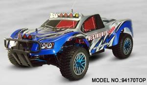 Coche todoterreno teledirigido ERC 94170 1/10 4WD para niños, camión de campo corto sin escobillas, coche de juguete, entrega gratuita - Product Image 6