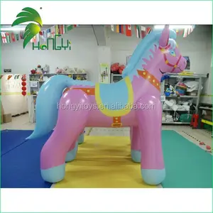 Hongyi Inflatable Pink Horse With UV Printing Inflatable Adult Sex Vagina Real Horse Sex Toy For Sale