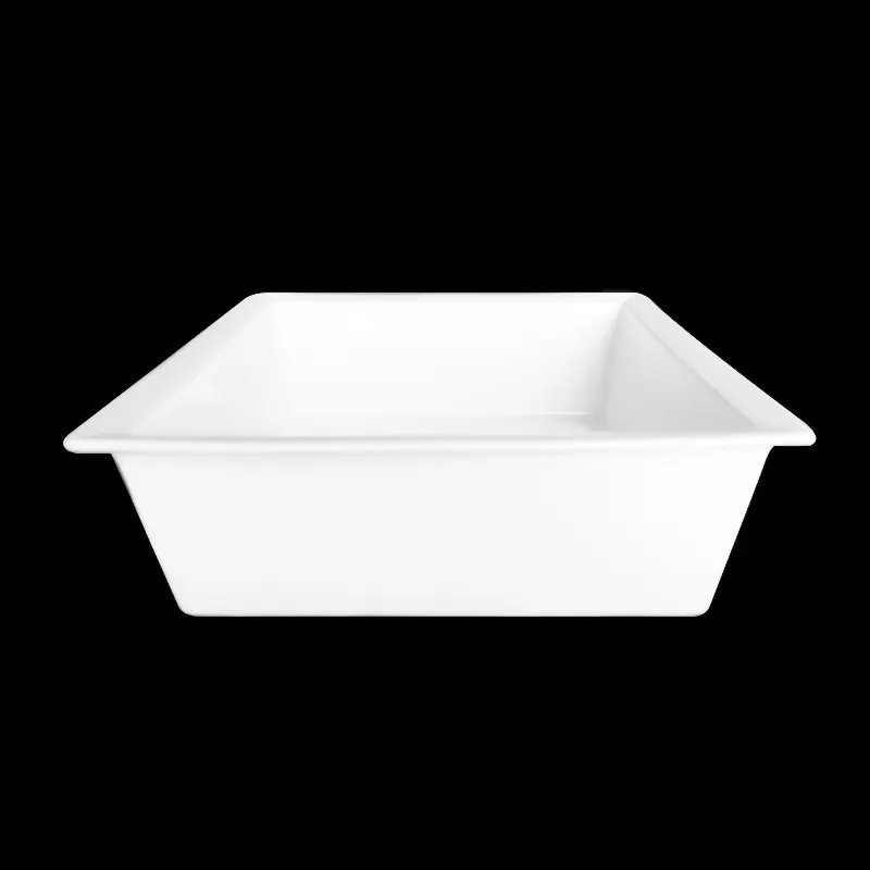 Vaisselle en céramique blanche pour le feu, 2018 ustensiles de cuisine (ferme de Canton), plats en casseroles