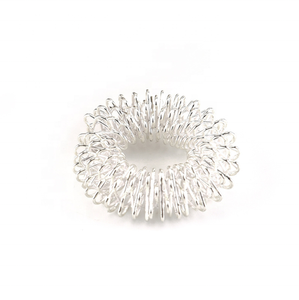 Warna Perak Jari Pijat Akupresur Sujok Cincin Massager - Product Image 3