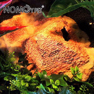 NOMOY PET all'ingrosso terrario paesaggio resina buco albero nascondere rettile rifugio che nasconde NS-101 della grotta - Product Image 4