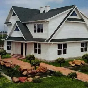 Australia Standard customized design Luxury light steel villa prefabricated house kits