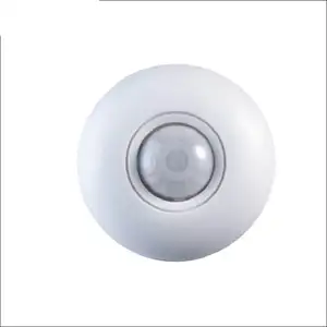 Fábrica de Shenzhen oferta 360 grados de detección de movimiento de alarma por cable 110-240V interruptor de la luz del Sensor de movimiento