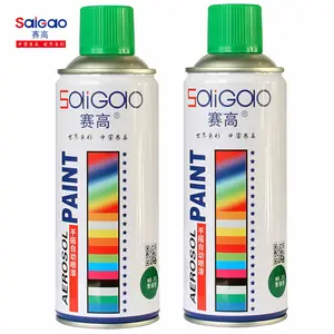 Saigao Multi-usages Spécialisés Aérosol Peinture Acrylique Liquide Revêtement Couleur Noire Finition Manteau 210-898-8 9003-1-4