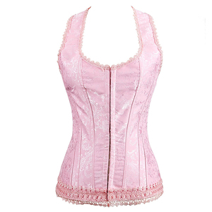 Beautiful Vintage <strong>Lace</strong> <strong>Up</strong> Over Bust Waist Trainer Vest Shapewear <strong>Top</strong> Women Sexy <strong>Corset</strong> - Product Image 2