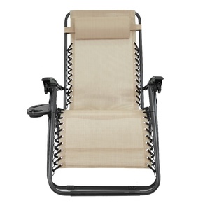 Venta caliente muebles de metal Silla de camping plegable con reposapiés sillón reclinable ajustable Silla de <span class=keywords><strong>playa</strong></span> salón silla plegable - Product Image 2