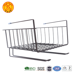 Le meilleur <span class=keywords><strong>panier</strong></span> <span class=keywords><strong>de</strong></span> rangement décoratif noir en acier inoxydable suspendu en treillis métallique pour <span class=keywords><strong>salle</strong></span> <span class=keywords><strong>de</strong></span> <span class=keywords><strong>bain</strong></span> et cuisine - Product Image 2