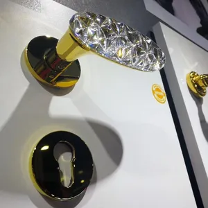 Germany imported Crystal diamond door usage handle lock