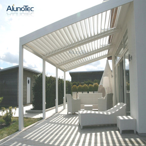 Moderno motorizado techo impermeable de aluminio Gazebo bioclimática jardín Pergola - Product Image 2