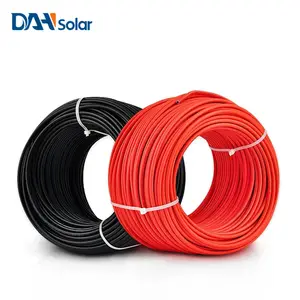 PV1-F Tembaga Timah 4mm2 4 Kabel Surya untuk Tata Surya Kabel PV