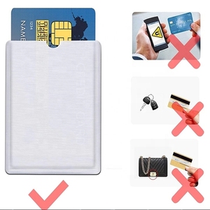 Manchons de protection RFID anti-fraude sans contact 2021 – Étui de protection ultime contre le vol d'<span class=keywords><strong>identité</strong></span> pour hommes et femmes - Product Image 4