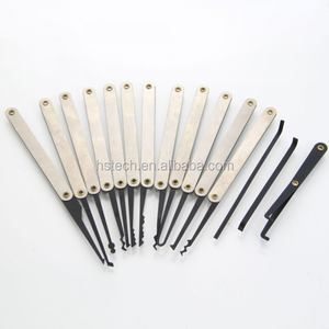 Hot bán Mùa Xuân thép goso 12 pcs + 3 Hook Pick Đặt công cụ Thợ Khóa - Product Image 1