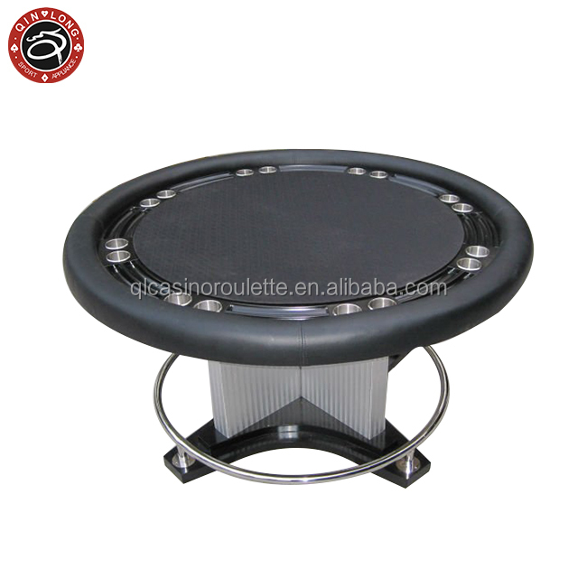 Blackjack стол для казино покерный стол для профессионального матча покерный стол роскошный Техас баккара Техасская глина железо ABS латунь Настроить Светодиод