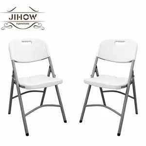 wholesale price HDPE blow mould plastic folding chair for indoor and outdoor