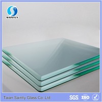 Verre trempé verre biseauté pièces