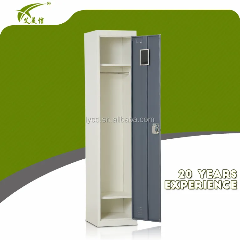 Einzelne tür stahlfitnessraum locker/mini locker/aluminium kleiderschrank