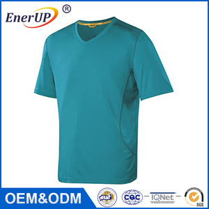 Miglior Prezzo del Cotone Pianura Con Scollo A V T-Shirt Da Uomo Maglietta Bianca anti-fatica t shirt Dalla Cina Produttore - Product Image 2