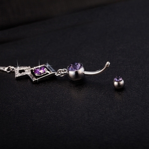 <span class=keywords><strong>Ventre</strong></span> Affichage Minimaliste <span class=keywords><strong>Piercing</strong></span> <span class=keywords><strong>Faux</strong></span> Nombril Anneau - Product Image 5