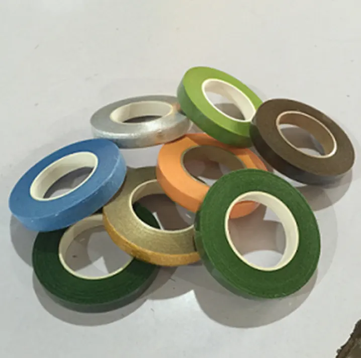 color packing floral tape, flower decoration floral adhesive tape