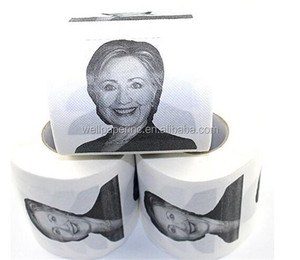 2ply/3ply altamente coleccionables novedad Hillary Clinton papel higiénico rollo caja de 100 - Product Image 1
