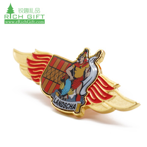 Personalizzato in metallo stampato in resina epossidica <span class=keywords><strong>Emirates</strong></span> spalla uniforme della compagnia aerea spilla distintivi di sicurezza placcato Logo personalizzato Design a buon mercato - Product Image 1