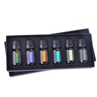 6 Paket Minyak Esensial Aromaterapi Label Pribadi Set Hadiah 10ml Minyak Lavender untuk Diffuser Relaksasi dan Penenangan