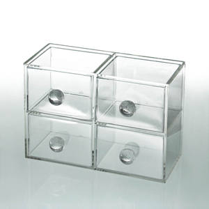 Clear <b>Plastic</b> Mini Jewelry Chest Drawer <b>for</b> <b>Storage</b> - Product Image 1