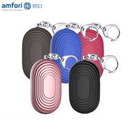 Amazon Top Bán Tự Vệ Báo Động New LED Light Mini Cá Nhân Báo Động Keychain Cho Phụ Nữ Hoảng Loạn Báo Động