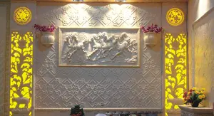 High Quality Durable Cast Stone Carved Wall Relief Sculpture For Home