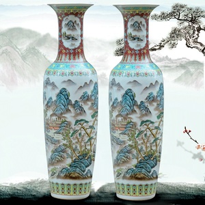 Chine peint à la main sur <span class=keywords><strong>poterie</strong></span> émaillée vases colorés - Product Image 2
