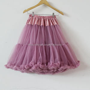 गर्म बिक्री सुंदर रॉयल ब्लू Tulle स्कर्ट महिलाओं लांग मैक्सी स्कर्ट थोक - Product Image 3