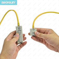 Probador de Cables de Red Allosun EM2421, Herramienta de Diagnóstico RJ45, Probador de Cables LAN UTP y STP, Tamaño Mini, Portátil