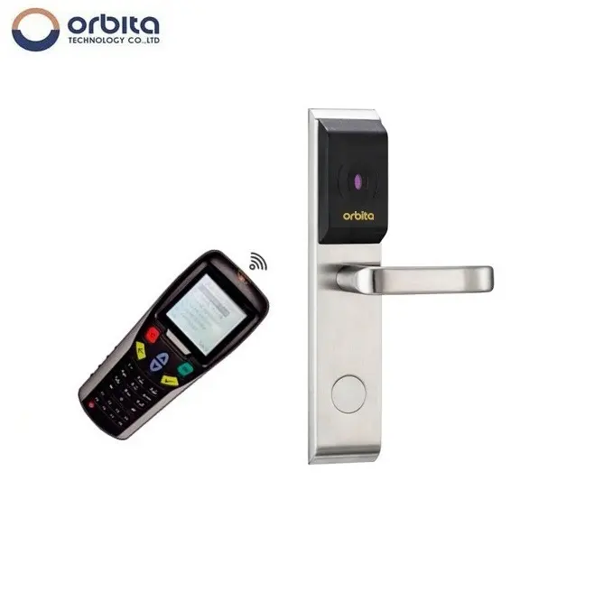 Orbita rfid Card Reader Hotel Door Lock System Online Extension Real-Time Access Control