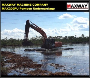 ยี่ห้อ <span class=keywords><strong>MAXWAY</strong></span> โป๊ะสะเทินน้ำสะเทินบกคุณภาพสูงสำหรับรถขุดบึงรุ่น: MAX200PU - Product Image 6