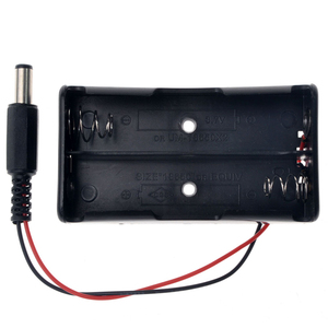 2x 18650 <strong>Battery</strong> Holder <strong>Storage</strong> Box <strong>Case</strong> With DC 5.5x2.1mm Power Plug 2 Slot <strong>Batteries</strong> Container - Product Image 3