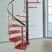 Escalier en colimaçon galvanisé, escalier extérieur, escalier en acier, escalier circulaire intérieur, escalier avec main courante en acier inoxydable