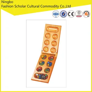 便携式 mancala 实木折叠游戏