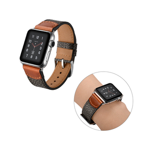 Bande de motif en pierre pour montre de pomme nouveau <span class=keywords><strong>bracelet</strong></span> en <span class=keywords><strong>cuir</strong></span> de conception - Product Image 1