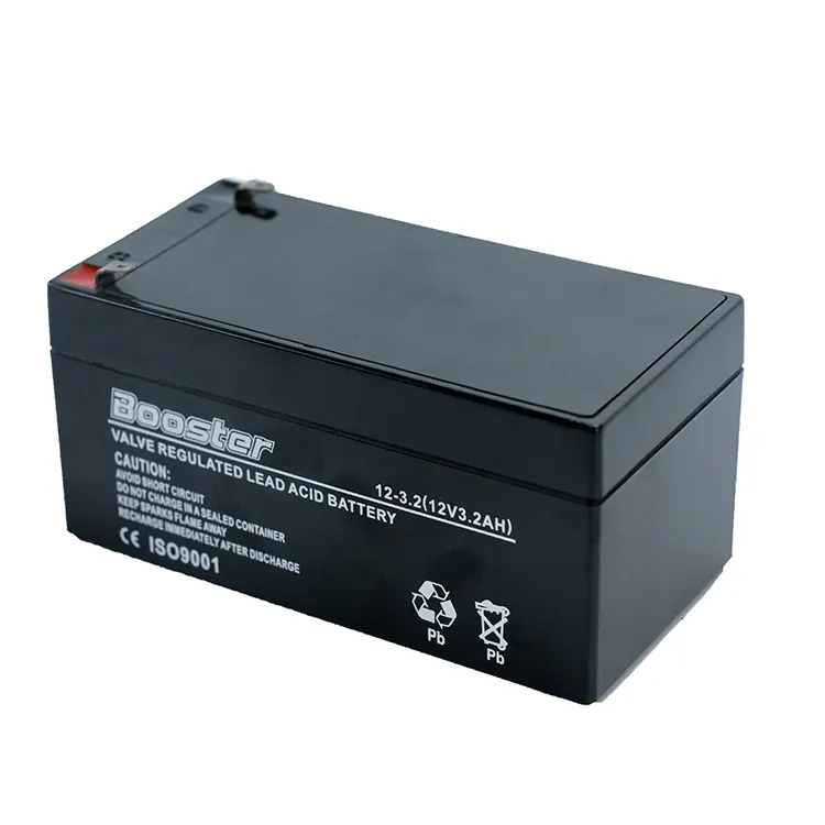 12 volt lead-acid battery 12V 3.2AH sealed rechargeable deep cycle ups backup replacement lead acid battery charger