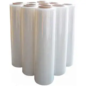 Prezzo di fabbrica LLDPE & PE pellicola termoretraibile pellicola per imballaggio industriale involucro elasticizzato e pellicola elasticizzata in Cast